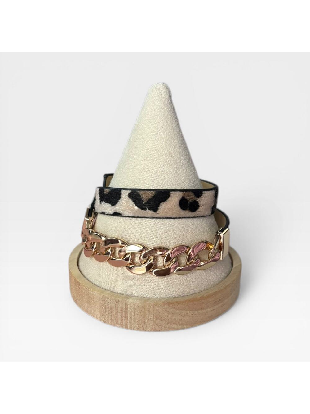 Leopard Print Leather Bracelets